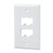 Panduit FACEPLATE 4PT CLASSIC WHITE. CFP4WH - alternate 2